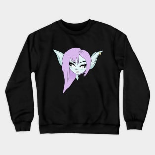 MYSTIC ELF // black Crewneck Sweatshirt